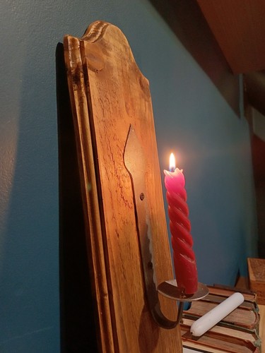 Handmade rustic wooden candle - rustic,
