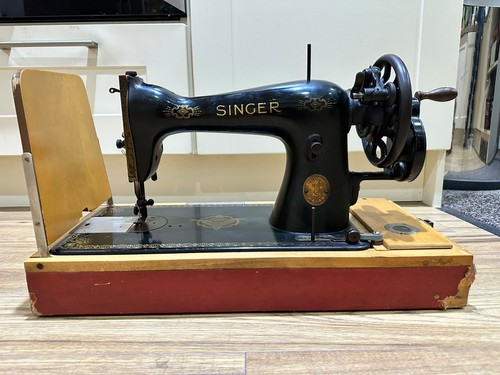 1933 singer hand crank sewing - crank,
