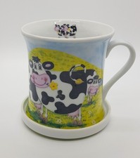 Leonardo Collection Mug With Coaster Cow And Farmer Theme