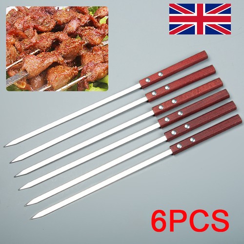 6pcs large barbecue skewers - 6pcs,
