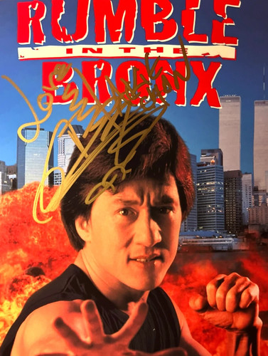 Jackie chan signed 8x10 - jackie,