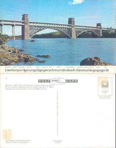 Britannia tubular bridge menai - britannia,