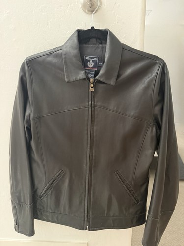 Vintage womens leather jacket - leather,