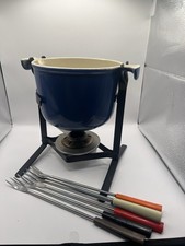 Le Creuset Fondue Blue Cast