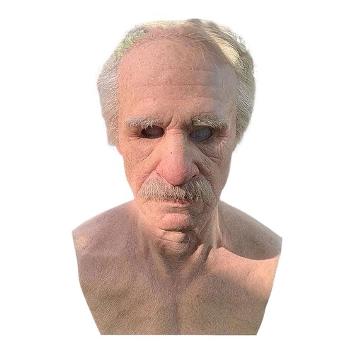 Old man mask latex halloween - mask,