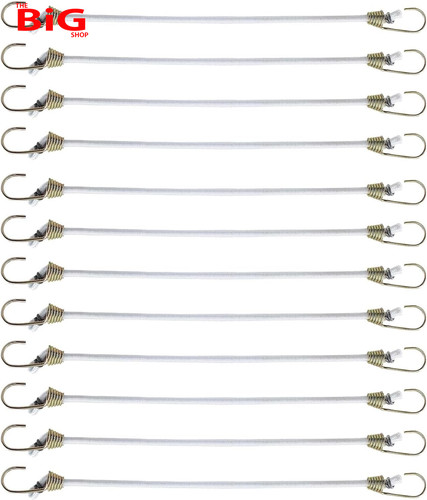 12pcs 25cm white - white, mini