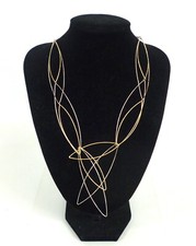 Tagged Women's Phase Eight One Size 'Jade' Necklace Gold & Silver-Tone