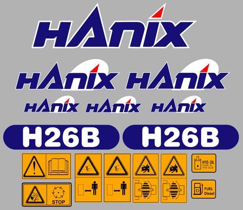 Hanix h26b digger complete - hanix,
