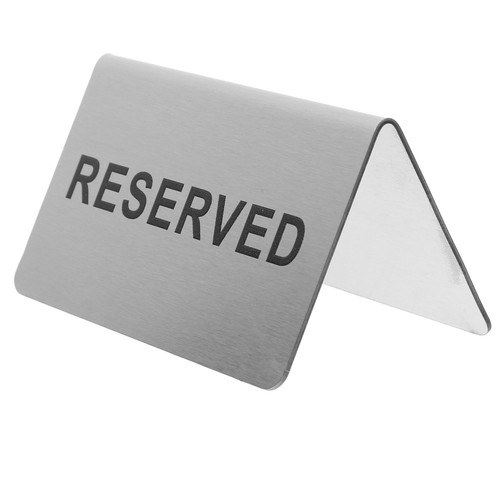 Reserved seats signs for - seats,