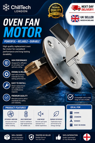 Universal oven fan motor - fan,