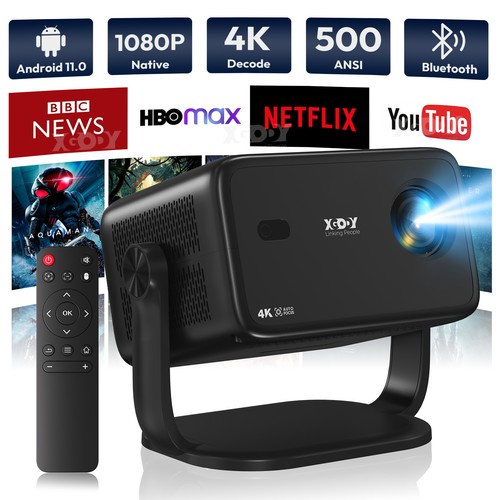 Xgody projector smart - 4k,