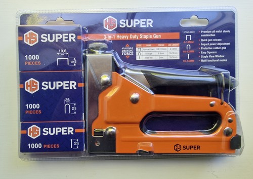 Super heavy duty staple - super, 3-in-1
