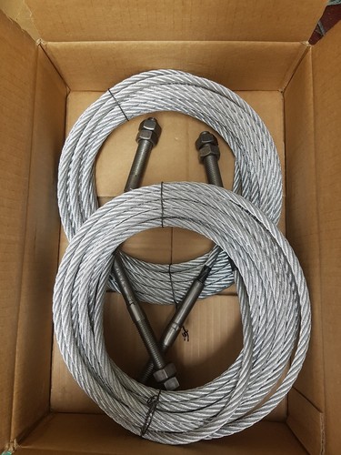 Post lift rope - rope, set