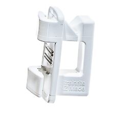 Strainrite Clip On Insulators Electric Fence Pack of 25 White 6mm 7mm