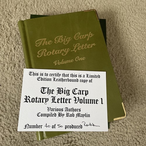 The big carp rotary letter - the,