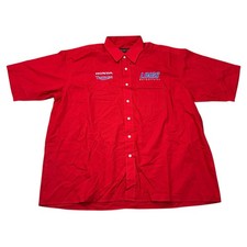 Double Two Shirt Honda Triumph Short Sleeve Mechanic USA Red Mens 2XL