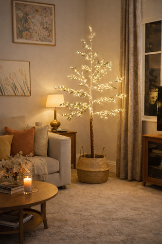 Pre lit twig - twig, 6ft