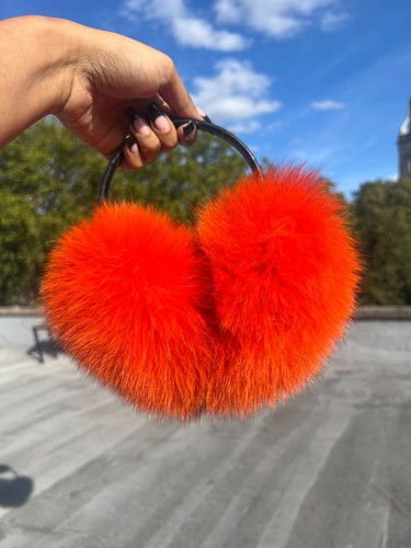 Real fur ear muffs - ear,