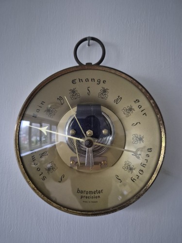 French made barometer - made,
