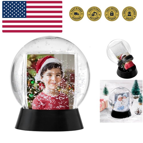 Sphere photo snow globe with - snow,