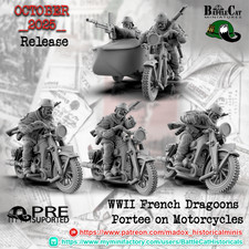 28mm WW2 French Dragoons -