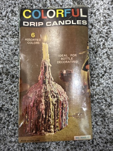 Vintage multi colored drip - multi,