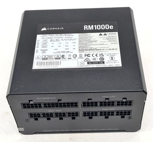 Corsair rm1000e fully - rm1000e, modular