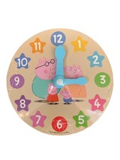 Peppa Pig Wooden Clock –