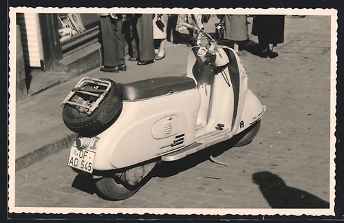 Photo postcard motorcycle - photo,