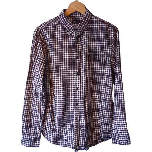 Uniqlo checkered button - checkered, button-up