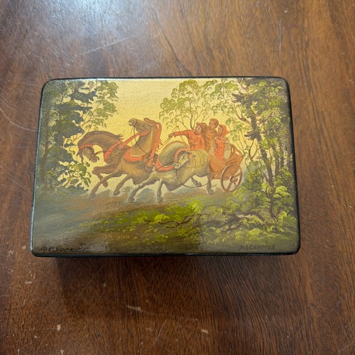 Vintage russian lacquer - vintage,