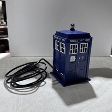 Doctor Who BBC Rare police call box Tardis wired USB Hub light & sounds WORKING