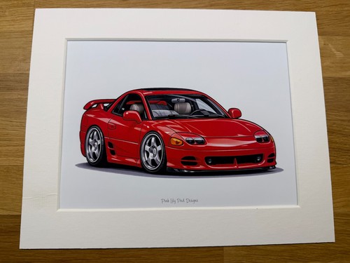 3000gt vr4 2nd gen cartoon - 3000gt,