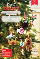 ~ Pull-Out Knitting Pattern For Christmas Tree Decorations & Striped Tea Cosy ~