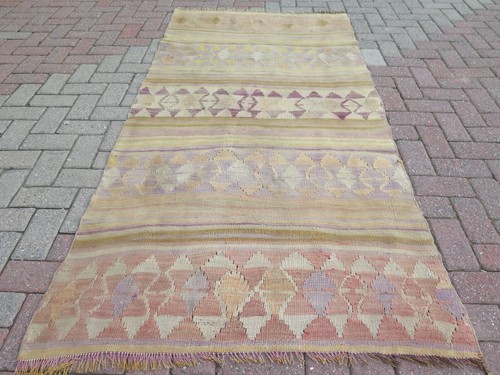 Vintage turkish kilim - vintage,