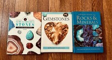 GEMSTONES GEMS PRECIOUS STONES ROCKS MINERALS 3 BOOK LOT POCKET GUIDE COMPANION