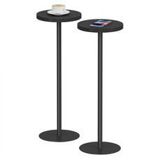 TUTOTAK Tall Round Side Tables