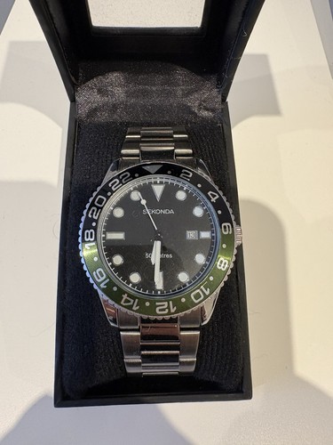 Sekonda ocean mens 43mm watch - sekonda,