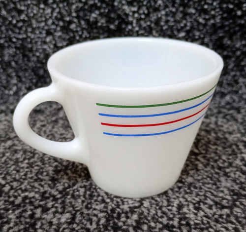 Pyrex spectrum striped - striped, opal