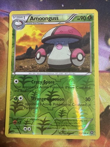 Amoonguss reverse holo rare - reverse, xy