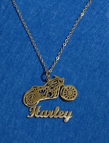 Motorbike necklace harley - motorbike,