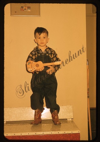 Boy cowboy boots - cowboy, guitar