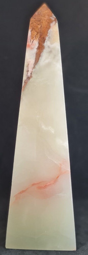 Natural white onyx - white, marble