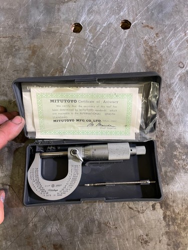 Mitutoyo inch micrometer - inch,