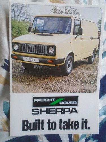 Freight rover sherpa - sherpa, brochure