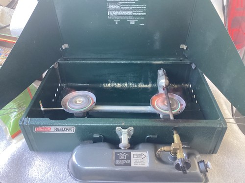 Coleman 424 dual fuel camping - fuel,