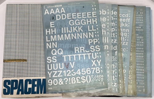 Vintage letraset spacematic - vintage,