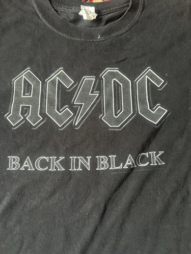 Men shirt xl back - ac/dc, men's