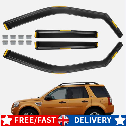 4pcs wind deflectors - deflectors, clips