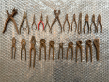 Joblot Of  22 VTG Pliers & Pincers Retro Tools Bundle Retro kit Plumbers wood